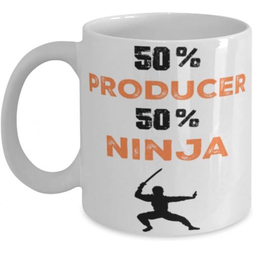 제네릭 Generic Producer Ninja Coffee Mug, Producer Ninja, Unique Cool Gifts For Professionals and co-workers