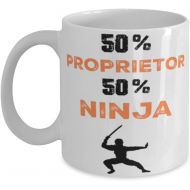 Generic Proprietor Ninja Coffee Mug, Proprietor Ninja, Unique Cool Gifts For Professionals and co-workers