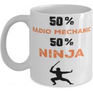 Generic Radio Mechanic Ninja Coffee Mug, Radio Mechanic Ninja, Unique Cool Gifts For Professionals and co-workers