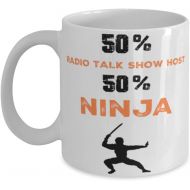 Generic Radio Talk Show Host Ninja Coffee Mug, Radio Talk Show Host Ninja, Unique Cool Gifts For Professionals and co-workers