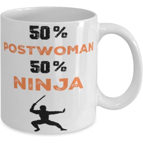 제네릭 Generic Postwoman Ninja Coffee Mug, Postwoman Ninja, Unique Cool Gifts For Professionals and co-workers
