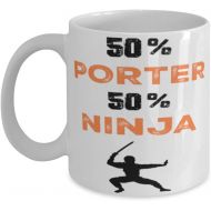 Generic Porter Ninja Coffee Mug, Porter Ninja, Unique Cool Gifts For Professionals and co-workers