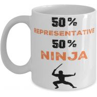 Generic Representative Ninja Coffee Mug, Representative Ninja, Unique Cool Gifts For Professionals and co-workers