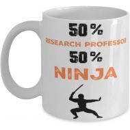 Generic Research Professor Ninja Coffee Mug, Research Professor Ninja, Unique Cool Gifts For Professionals and co-workers