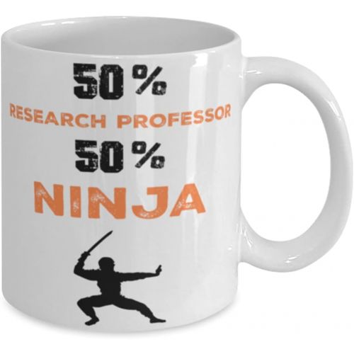 제네릭 Generic Research Professor Ninja Coffee Mug, Research Professor Ninja, Unique Cool Gifts For Professionals and co-workers