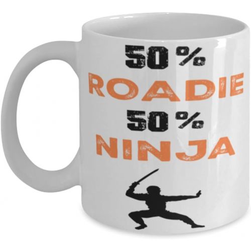 제네릭 Generic Roadie Ninja Coffee Mug, Roadie Ninja, Unique Cool Gifts For Professionals and co-workers