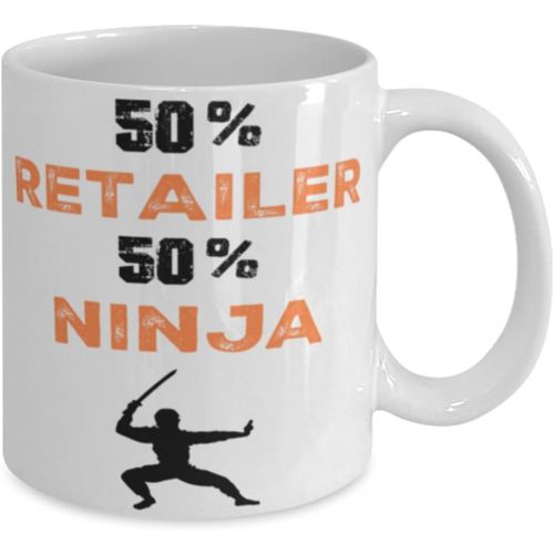 제네릭 Generic Retailer Ninja Coffee Mug, Retailer Ninja, Unique Cool Gifts For Professionals and co-workers