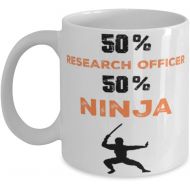 Generic Research Officer Ninja Coffee Mug, Research Officer Ninja, Unique Cool Gifts For Professionals and co-workers