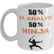 Generic Qa Analyst Ninja Coffee Mug, Qa Analyst Ninja, Unique Cool Gifts For Professionals and co-workers