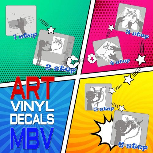 제네릭 Generic Wall Sticker-Coon Asian Warriors-Vinyl Decal-Little Ninjas Oriental-Child Nursery Playroom Room Decor Stickers-Custom Color-Removable-bS004x261ch-45x70 in