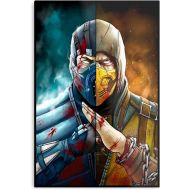 Generic Scorpion Kombat Mortal Ninja Subzero Mortalkombat - Impressive Posters for Room Decoration Printed Trendy