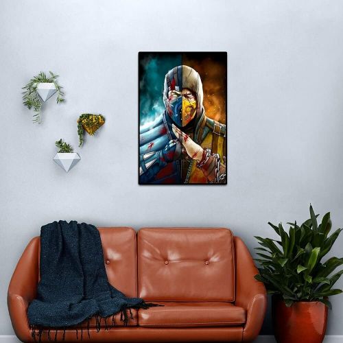 제네릭 Generic Scorpion Kombat Mortal Ninja Subzero Mortalkombat - Impressive Posters for Room Decoration Printed Trendy