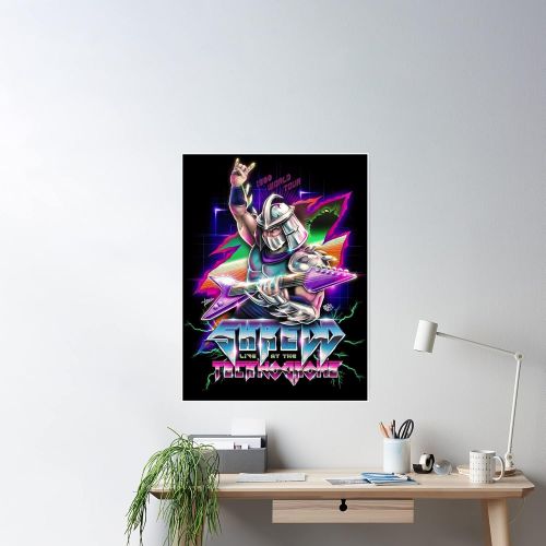 제네릭 Generic Teenage in TMNT Time Turtles Mutant Shredder Ninja TechnodromeI Impressive Posters for Room Decoration Printed with The Latest Modern Technology ! Customize