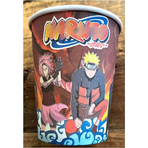 제네릭 Generic Naruanime ninja theme shippuden party cups , Table decoration boys shinobi birthday party anime gang party