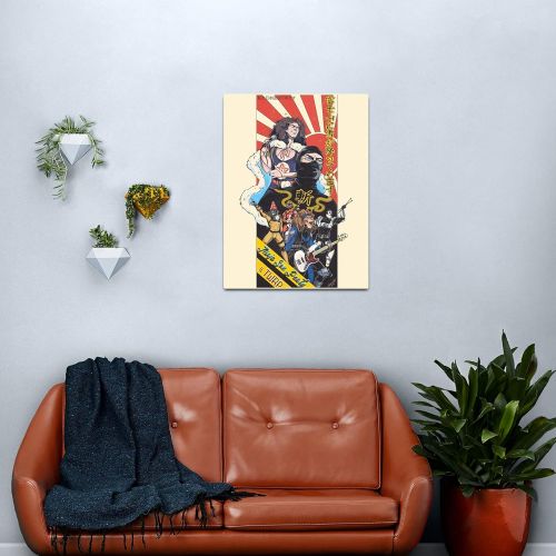 제네릭 Generic Ninja Party Twrp Tribute Posters Vintage Room Decor Posters For Room Aesthetic 90S Vintage Posters Aesthetic Room Decor, Multi size