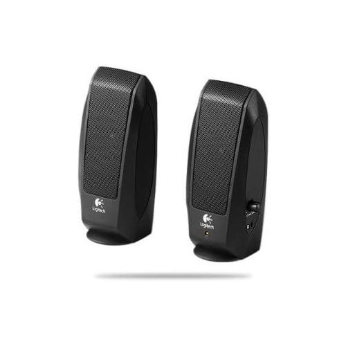 제네릭 Generic Logitech S120 Wired 3.5mm/2.3 Watts/2.0 Channel Speaker System (Black)