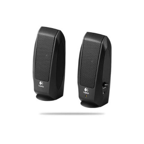 제네릭 Generic Logitech S120 Wired 3.5mm/2.3 Watts/2.0 Channel Speaker System (Black)