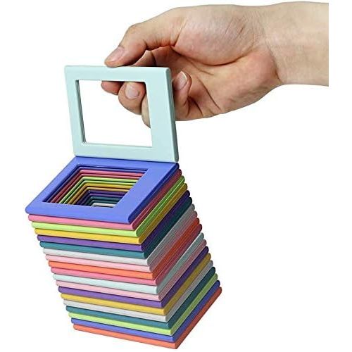 제네릭 Generic Funmaker Magnetic 10 Pieces Colorful Mini Photo Picture Frame Compatible with Fujifilm Instax Mini 11 9 8 8+ 70 7s 90 26 Instant Camera Film, Mini Link Smartphone Printer Films (Gr