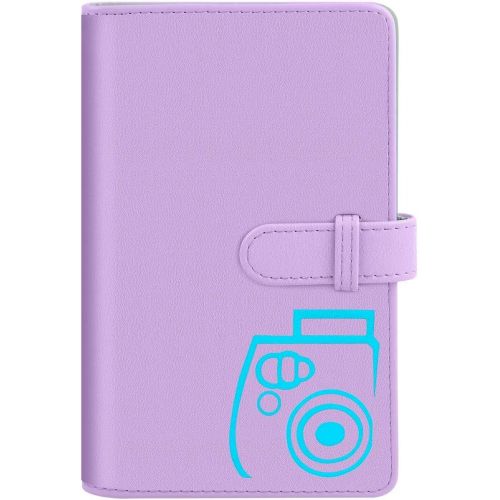제네릭 Generic Funmaker 96 Pocket Wallet Photo Album Accessories for fujifilm Instax Mini 11/ 7s/ 8/8+/ 9/25/ 26/ 50s/ 70/90 Film, Instant Camera Printer(Not Fit for Square Films Picture) (Purple