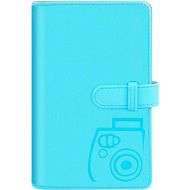 Generic Funmaker 96 Pocket Wallet Photo Album Accessories for fujifilm Instax Mini 11/ 7s/ 8/8+/ 9/25/ 26/ 50s/ 70/90 Film, Instant Camera Printer(Not Fit for Square Films Picture) (Blue)