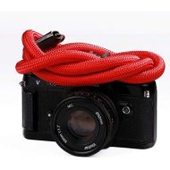 Generic Xaperture Rope Camera Neck Straps for SLR/DSLR and mirrorless Cameras - Universal, Sturdy and Durable (110cm, Red)