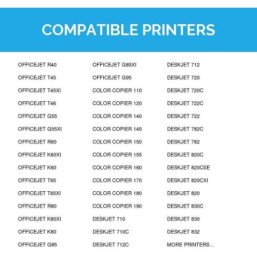 제네릭 Generic LD Products Remanufactured Ink Cartridge Replacement for HP 45 51645A ( HP 45 Black, Single Pack )