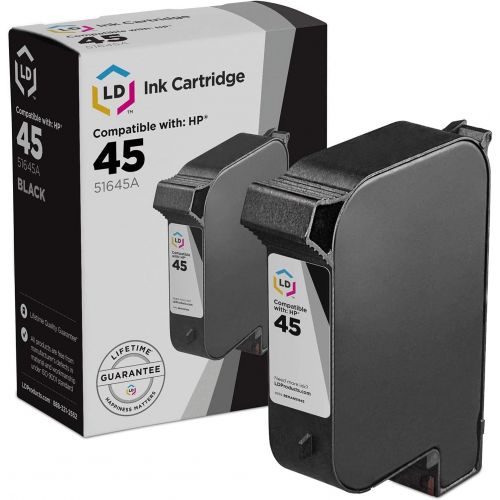 제네릭 Generic LD Products Remanufactured Ink Cartridge Replacement for HP 45 51645A ( HP 45 Black, Single Pack )