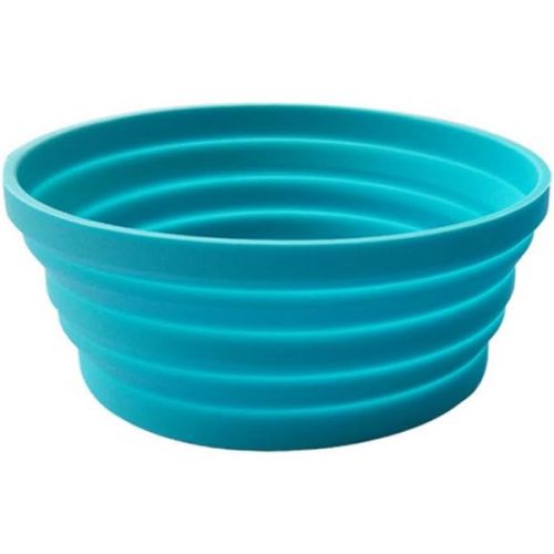 제네릭 Generic Ecoart Silicone Expandable Collapsible Bowl for Travel Camping Hiking, Blue (1 Pack)