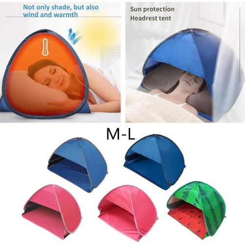 제네릭 Generic Beach Sun Shelter, Instant Sun Protection Canopy with Zippered, Beach Lounge Chair Boat, Anti UV Mini Automatic Shade Tent Canopy for Outdoor Picnic