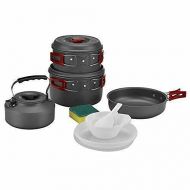 Generic Neces 13/3 Pcs Camping Cookware Mess Kit, Backpacking Cooking Set, Outdoor Messkit Camping Accessories Dish Set Camping Supplies Camping cookware Camping Gear and Equipment Kitchen