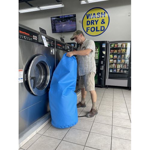 제네릭 Generic 160L Extra Large Waterproof Dry Bag ? This Large Heavy Duty PVC Roll-Top Duffel Sack Keeps Gear Dry on Boat, Kayak, Raft, Pontoon, Beach, Motorcycle and ATV