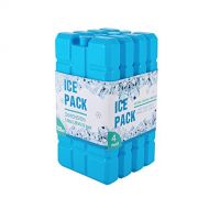 Generic Ice Pack for Lunch Box - Freezer Packs - Original Cool Pack Slim & Long-Lasting Ice Packs for Your Lunch or Cooler Bag (Set of 4) (1 Set of 4 Ice Packs)