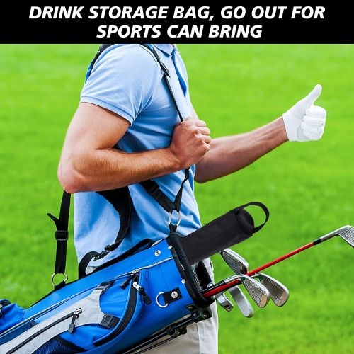 제네릭 Generic Beer Sleeve For Golf Bag, Golf Beer Sleeve 7-Can, Insulated Cooler Sleeve Holds 7-Cans, Keeps Canned Beverages Cold Golf Cooler Bag, Fits in Outdoor Sports-Most Golf Bags Styles &