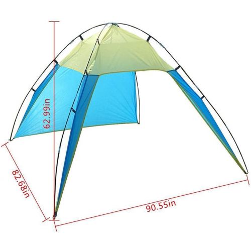 제네릭 Generic Jatee 5-8 Person Pop Up Beach Tent Sun Shade Shelter Outdoor Camping Fishing Canopy Tents Camping Tent Large Tent Tents Large Tents Portable Tent Tent for Camping Small Tents Large