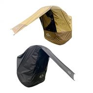 Generic 2 Piece UV Sun Shelter Car Rear SUV Trunk Tent Hiking Barbecue