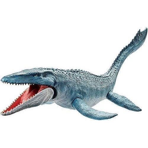 제네릭 Generic Jurassic World Fallen Kingdom, Jurassic World and Jurassic World 2 Real Feel Mosasaurus 28 Inches, Touch Its Skin and Real Texture, Ages 3+ New