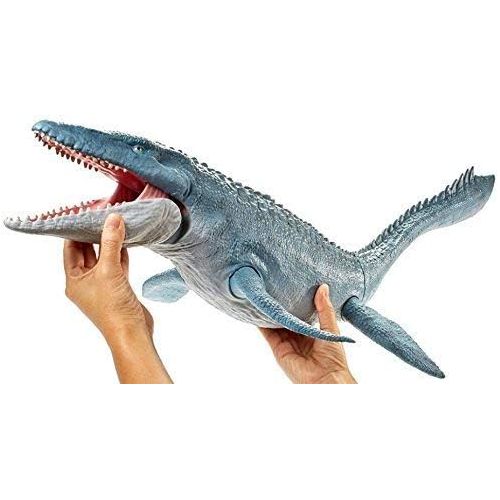 제네릭 Generic Jurassic World Fallen Kingdom, Jurassic World and Jurassic World 2 Real Feel Mosasaurus 28 Inches, Touch Its Skin and Real Texture, Ages 3+ New