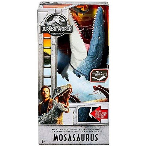 제네릭 Generic Jurassic World Fallen Kingdom, Jurassic World and Jurassic World 2 Real Feel Mosasaurus 28 Inches, Touch Its Skin and Real Texture, Ages 3+ New