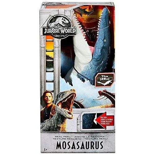 제네릭 Generic Jurassic World Fallen Kingdom, Jurassic World and Jurassic World 2 Real Feel Mosasaurus 28 Inches, Touch Its Skin and Real Texture, Ages 3+ New