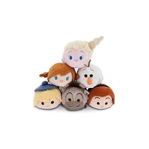 제네릭 :Disney Mini Tsum Tsum Frozen Bundle of 6 Characters: Elsa, Anna, Olaf, Kristoff, Sven, and Prince Hans