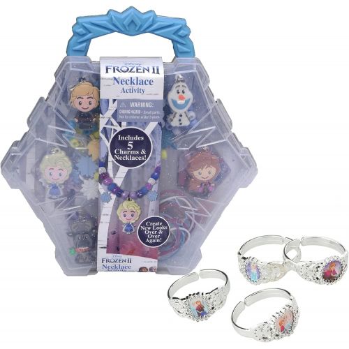 제네릭 Generic Frozen 2 Necklace Making Activity Set with 4 Pre Made Bracelets