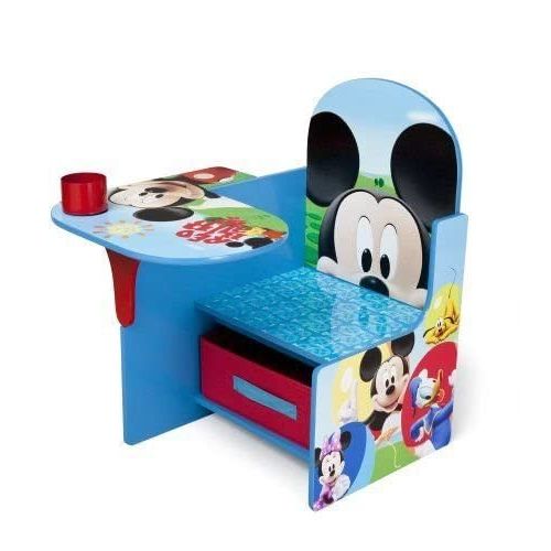 제네릭 Generic Disney Mickey Mouse CHAIR DESK, Storage Bin KIDS FURNITURE