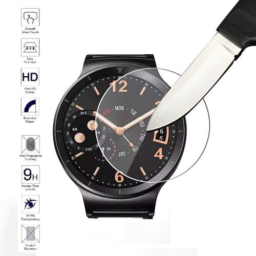 제네릭 Generic for Samsung Galaxy Watch 42mm Glass Screen Protector, [2Pack] Ultra-Thin 2.5D 9H Hardness Crystal Clear Scratch Resistant Tempered Glass Screen Protector for Samsung Galaxy Watch (