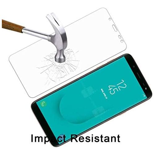 제네릭 Generic Samsung Galaxy J6 2018 Screen Protector, 9H Hardness Scratch Resistant Ultra Thin Tempered Glass Film Samsung Galaxy J6 2018 [2-Pack]