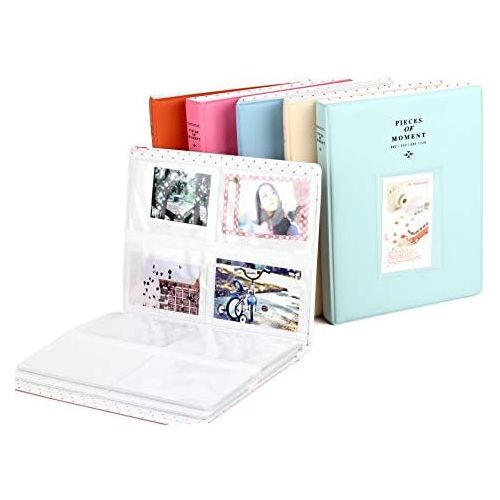 제네릭 Generic Funmaker Mini Photo Album, Each Picture Album Holds Up to 128 Photos, Fits for Fujifilm Instax Mini 9 Mini 8 Mini 90 Mini 25, Polaroid Snap PIC-300, Kodak Mini 3-Inch Film (Green)