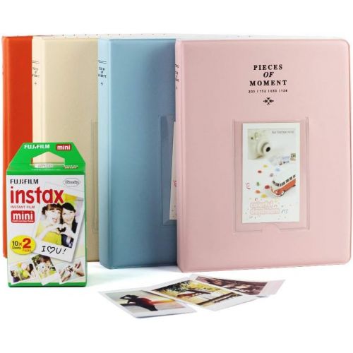 제네릭 Generic Funmaker Mini Photo Album, Each Picture Album Holds Up to 128 Photos, Fits for Fujifilm Instax Mini 9 Mini 8 Mini 90 Mini 25, Polaroid Snap PIC-300, Kodak Mini 3-Inch Film (Green)