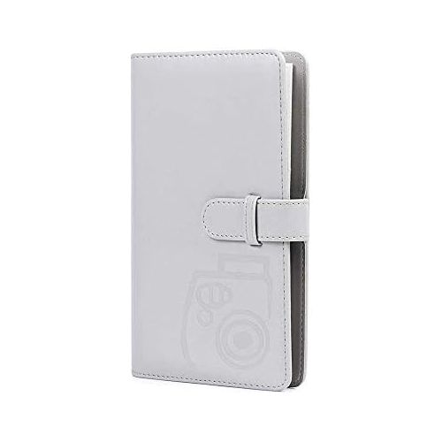 제네릭 Generic Funmaker 96 Pockets Mini Photo Album for Fujifilm Instax Mini Camera, Polaroid Snap, Z2300, SocialMatic Instant Cameras & Zip Instant Printer (White)