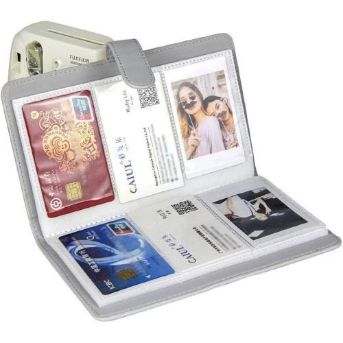 제네릭 Generic Funmaker 96 Pockets Mini Photo Album for Fujifilm Instax Mini Camera, Polaroid Snap, Z2300, SocialMatic Instant Cameras & Zip Instant Printer (White)