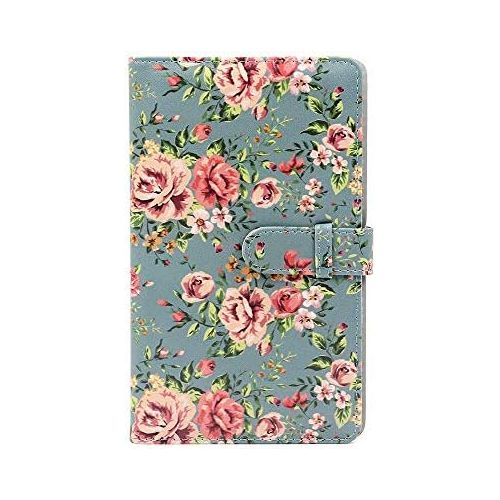 제네릭 Generic Funmaker 96 Pockets Mini Photo Album for Fujifilm Instax Mini Camera, Polaroid Snap, Z2300, SocialMatic Instant Cameras & Zip Instant Printer (Blue Rose)