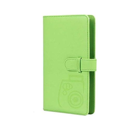 제네릭 Generic Funmaker 96 Pockets Mini Photo Album for Fujifilm Instax Mini Camera, Polaroid Snap, Z2300, SocialMatic Instant Cameras & Zip Instant Printer (Green 1)